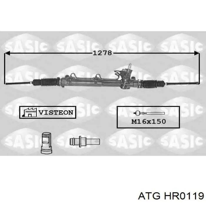 Рульова рейка HR0119 ATG