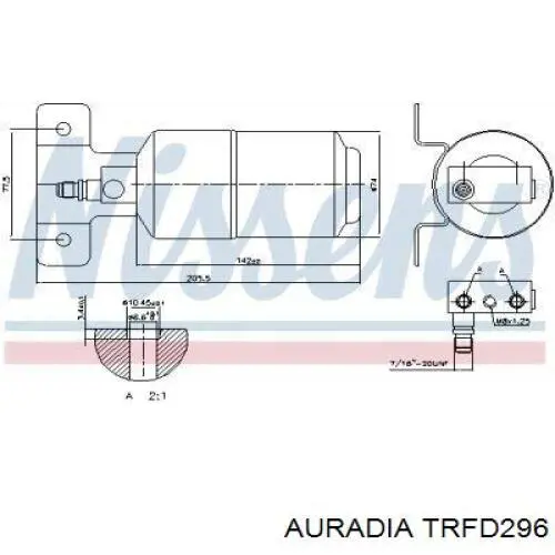 TRFD296 Auradia Ресивер-осушувач кондиціонера