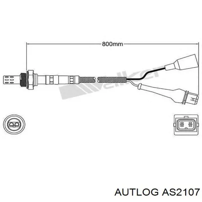 Купити AS2107 Autlog Лямбда зонд, датчик кисню