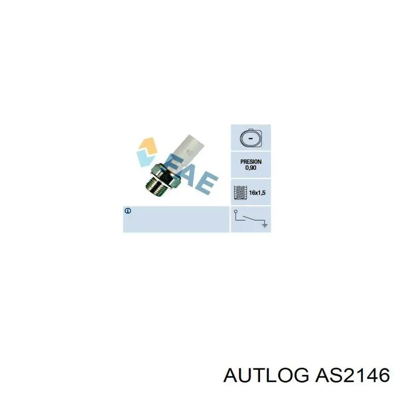 Купити AS2146 Autlog Датчик тиску масла