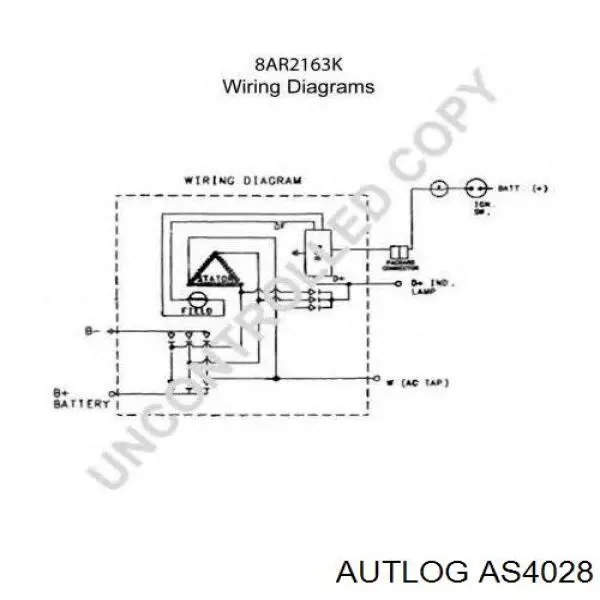 Купити AS4028 Autlog Датчик АБС (ABS) передній
