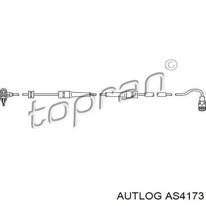 Датчик АБС (ABS) передній, лівий Autlog AS4173 ціна, від 13.87 USD