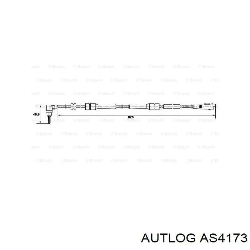 Датчик АБС (ABS) передній, лівий AS4173 Autlog