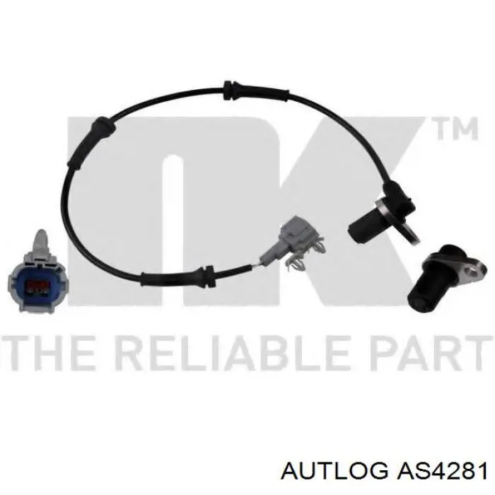Датчик АБС (ABS) задній правий Autlog AS4281 ціна, від 18.37 USD