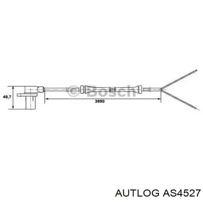 Купити 0265006214PCSMS Master-sport Датчик АБС (ABS) передній