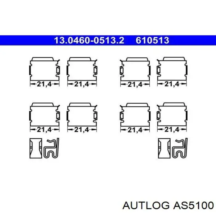 AS5100 Autlog датчик абс (abs задній)