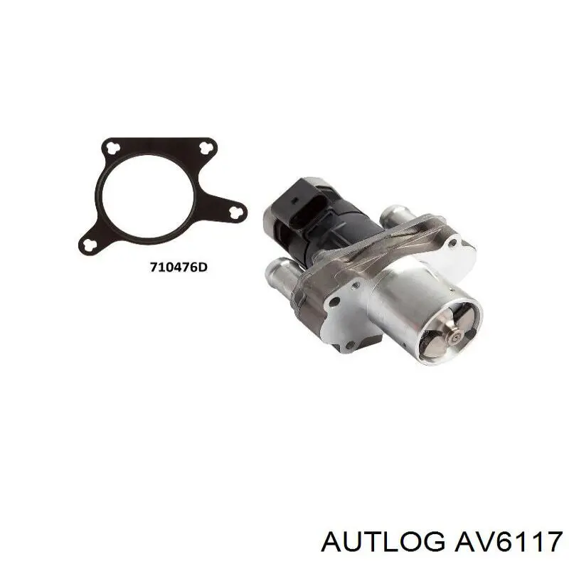 AV6117 Autlog Клапан рециркуляції відпрацьованих газів EGR