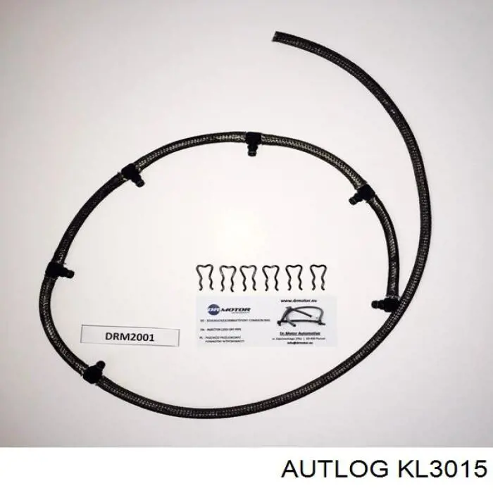 Трубка паливна, зворотня від форсунок Autlog KL3015 ціна, від 18.62 USD