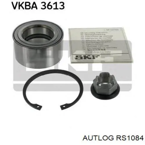 Комплект підшипник маточини передньої Autlog RS1084 ціна, від 24.90 USD
