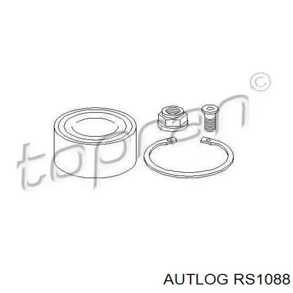 Підшипник задньої ступиці RS1088 Autlog