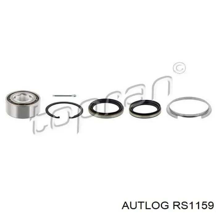 Комплект підшипник маточини передньої Autlog RS1159 ціна, від 17.31 USD