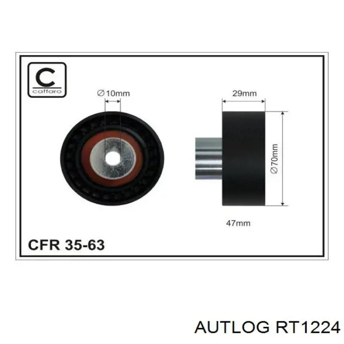 Ролик ременя ГРМ, паразитний Ford 1038384 ціна, від 16.17 USD