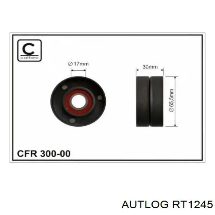 Натяжний ролик Autlog RT1245 ціна, від 9.21 USD