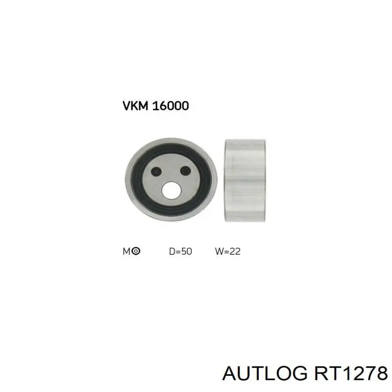 Ролик натяжителя ременя газорозподілу Autlog RT1278 ціна, від 9.86 USD