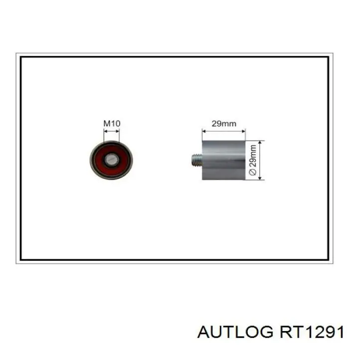 Купити RT1291 Autlog Ролик паразитний ГРМ