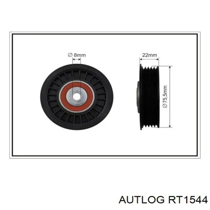 Натягувач приводного ременя RT1544 Autlog