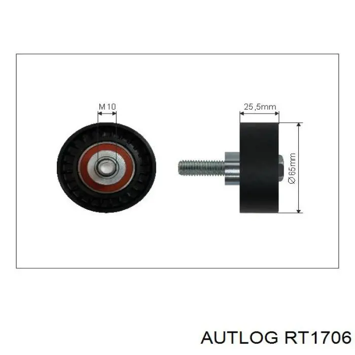 Натяжний ролик RT1706 Autlog