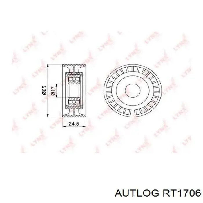 Купити RT1706 Autlog Натяжний ролик