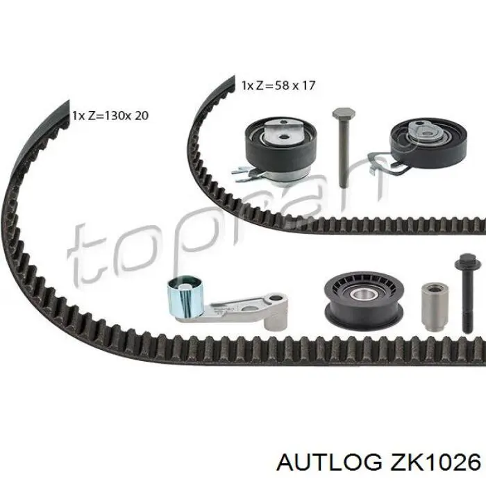 Купити ZK1026 Autlog ГРМ ремень
