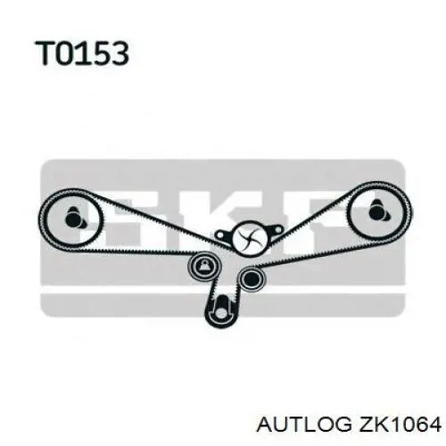Ремкомплект ГРМ Autlog ZK1064