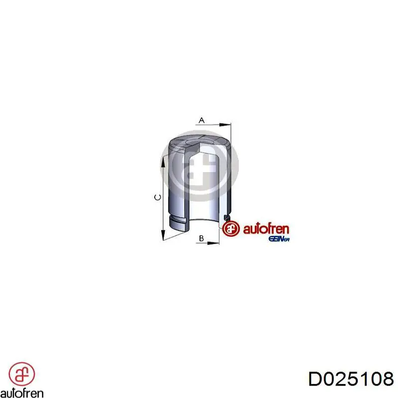 Поршень супорта гальмівного, переднього Autofren D025108 ціна, від 17.73 USD