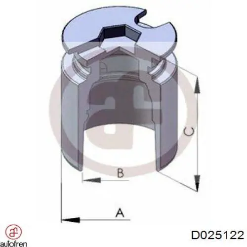 Поршень супорту гальмівного, заднього Autofren D025122 ціна, від 7.57 USD