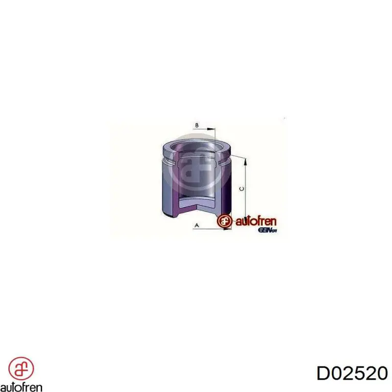 Купити P545801MSG MSG Поршень супорту гальмівного, переднього