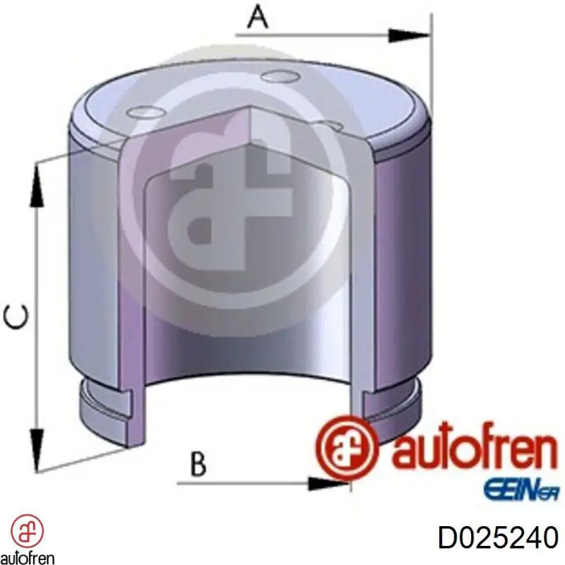 Купити D025240 Autofren Поршень супорту гальмівного, заднього