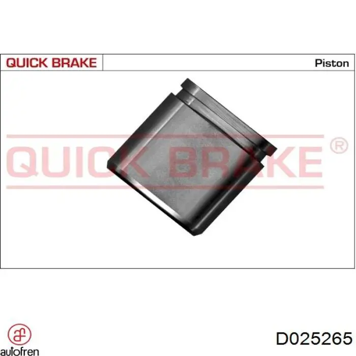 Поршень супорта гальмівного, переднього Autofren D025265 ціна, від 9.94 USD
