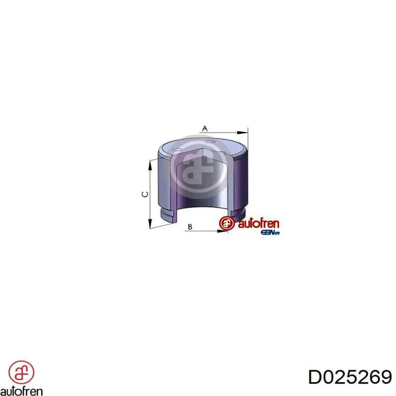 Поршень супорту гальмівного, заднього Autofren D025269 ціна, від 8.02 USD