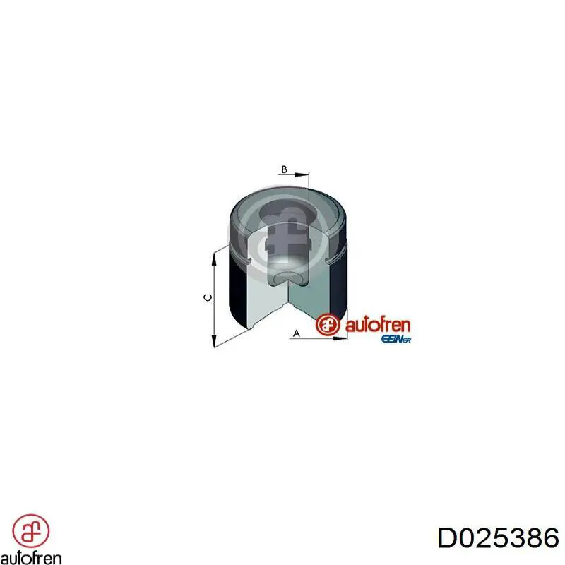 Купити D025386 Autofren Поршень супорту гальмівного, заднього