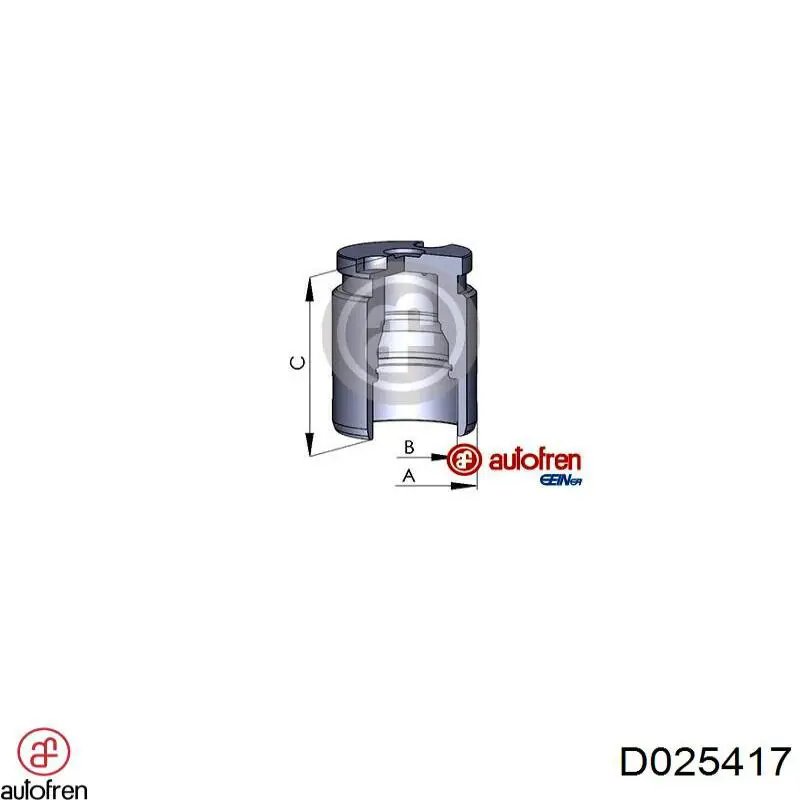 Поршень супорту гальмівного, заднього Autofren D025417 ціна, від 8.37 USD