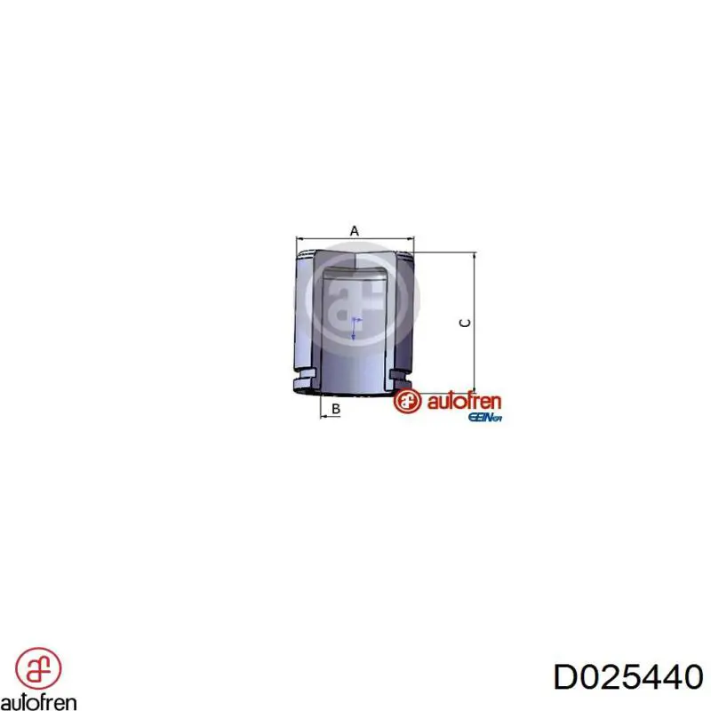 Поршень гальмівного супорта заднього Autofren D025440 ціна, від 5.45 USD