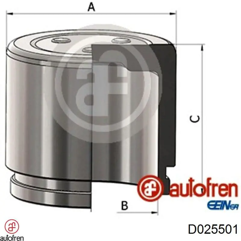 Купити D025501 Autofren Поршень супорту гальмівного, переднього