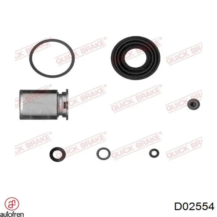 Купити D02554 Autofren Поршень супорту гальмівного, заднього