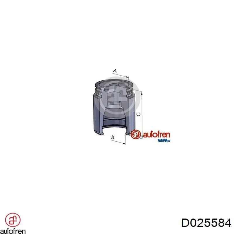 Купити D025584 Autofren Поршень супорту гальмівного, заднього