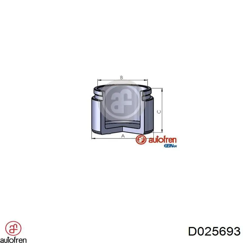 D025693 Autofren Поршень гальмівного супорта переднього