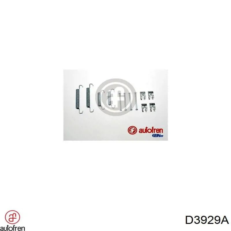 Ремкомплект задніх гальм Autofren D3929A ціна, від 4.46 USD