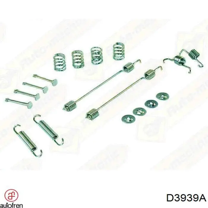 Купити 7701206427 Renault (RVI) Монтажний комплект задніх барабанних колодок