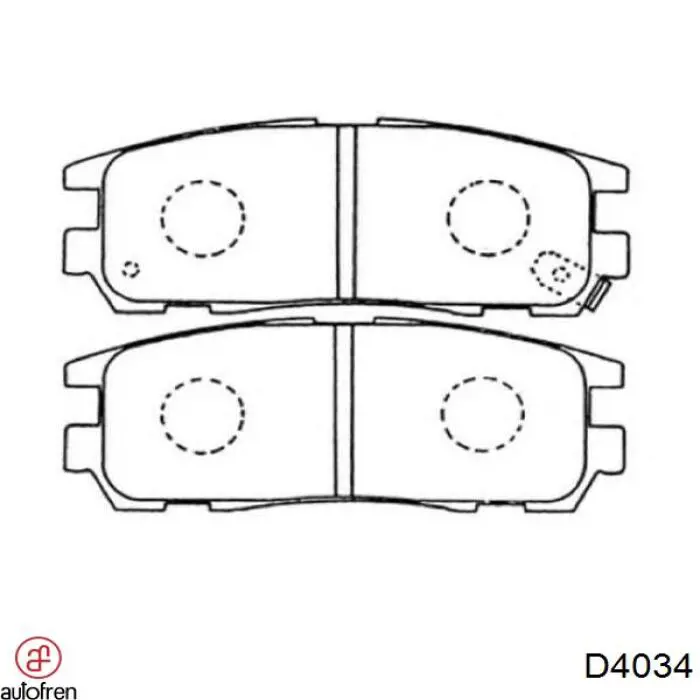 Купити D4034 Autofren Ремкомплект переднього супорту