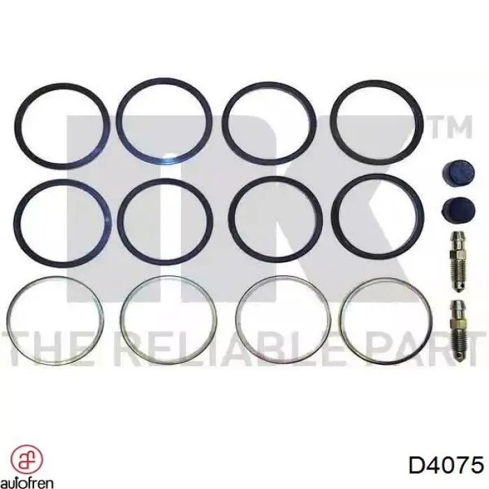 D4075 Autofren Ремкомплект гальмівної системи