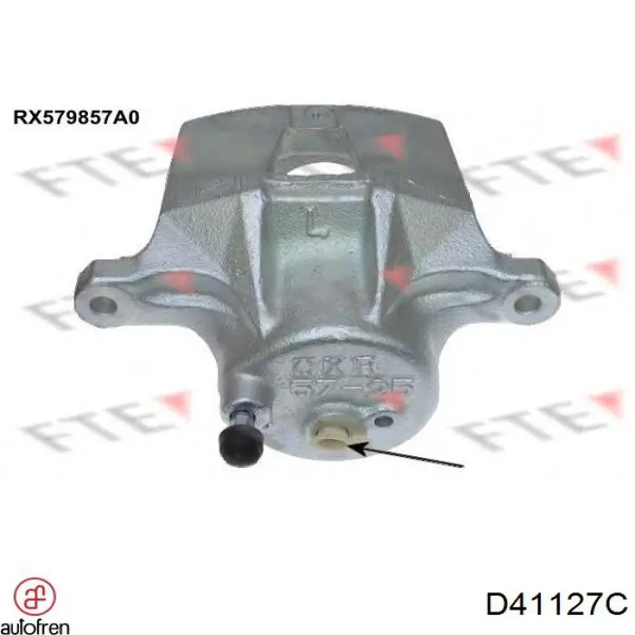 Ремкомплект супорту гальмівного переднього Autofren D41127C ціна, від 20.46 USD