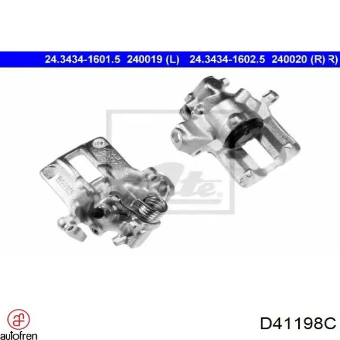 Купити D41198C Autofren Супорт гальмівного, заднього