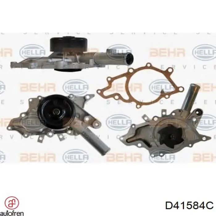 Ремкомплект супорту гальмівного заднього Autofren D41584C ціна, від 16.93 USD
