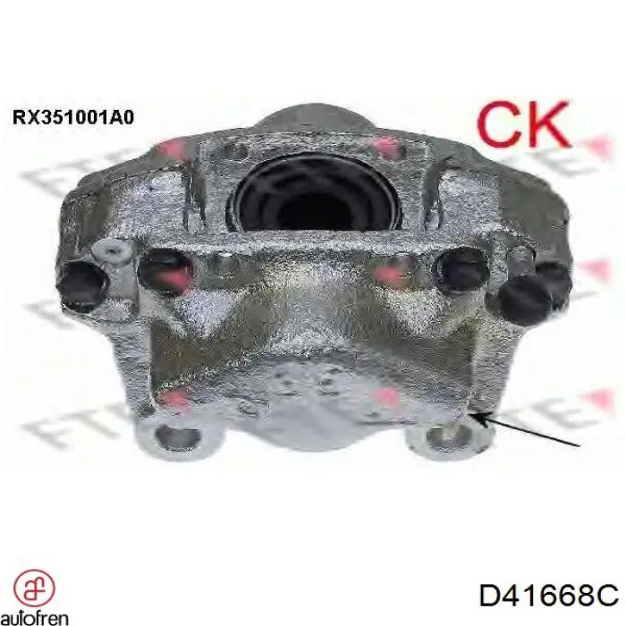 Ремкомплект супорту гальмівного заднього Autofren D41668C ціна, від 25.16 USD