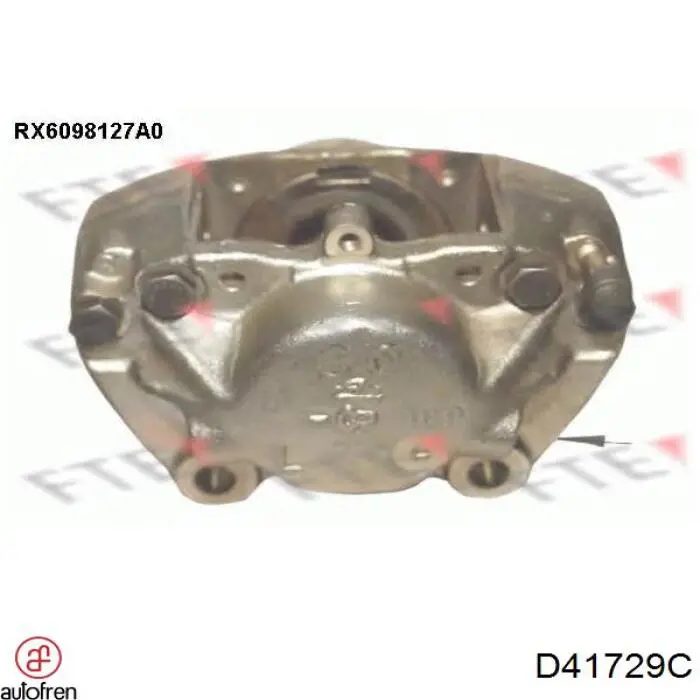 Ремкомплект супорту гальмівного переднього Autofren D41729C ціна, від 27.59 USD