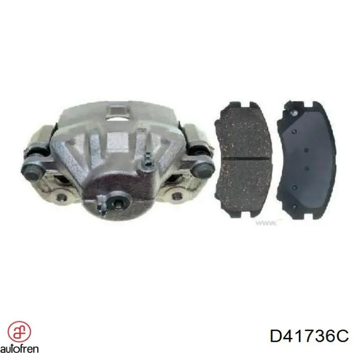Ремкомплект супорту гальмівного переднього Autofren D41736C ціна, від 13.76 USD