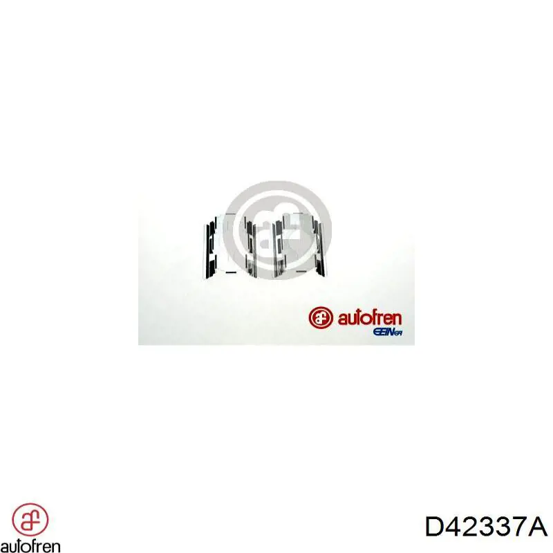 D42337A Autofren Комплект пружинок кріплення дискових колодок, передніх