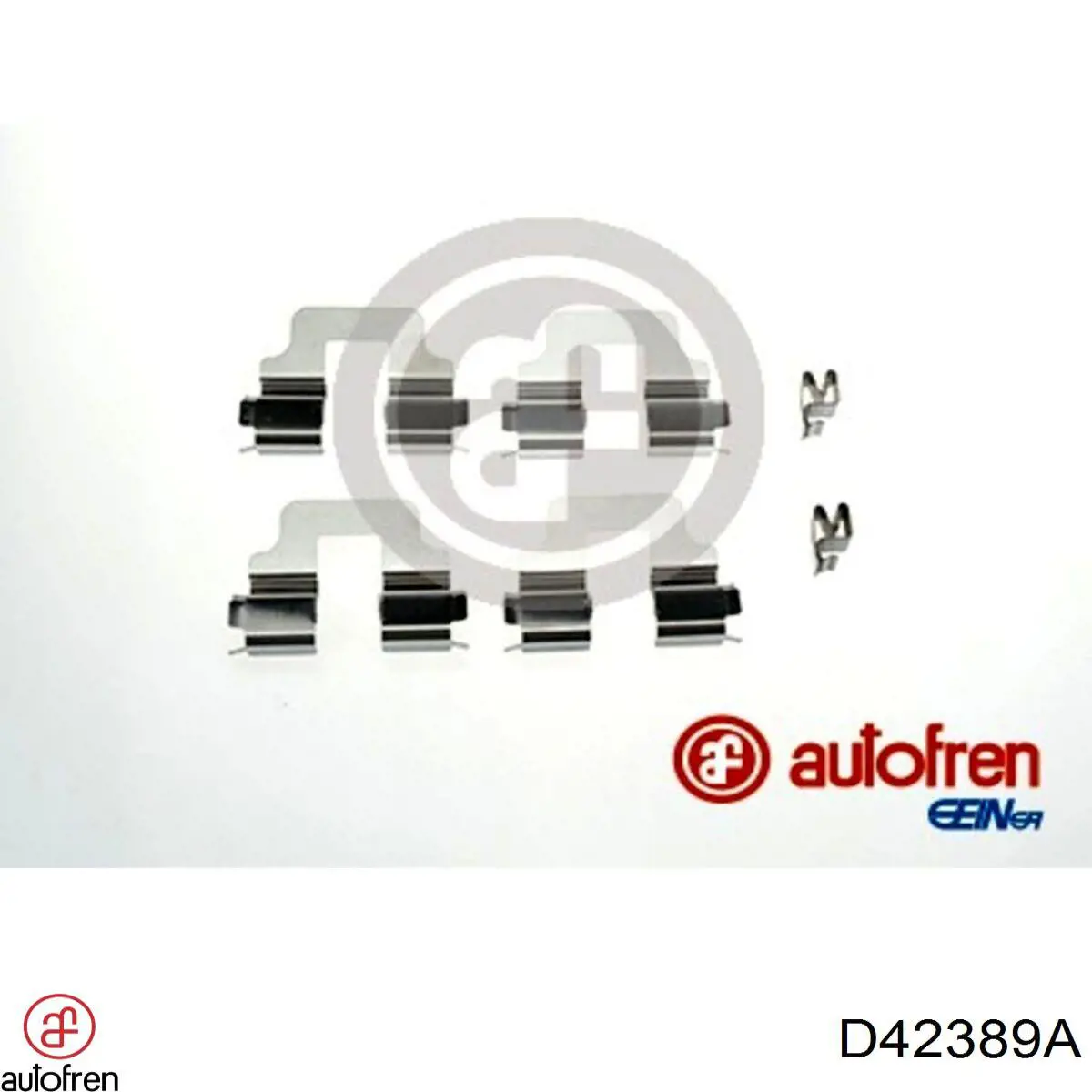D42389A Autofren комплект пружинок кріплення дискових колодок, задніх