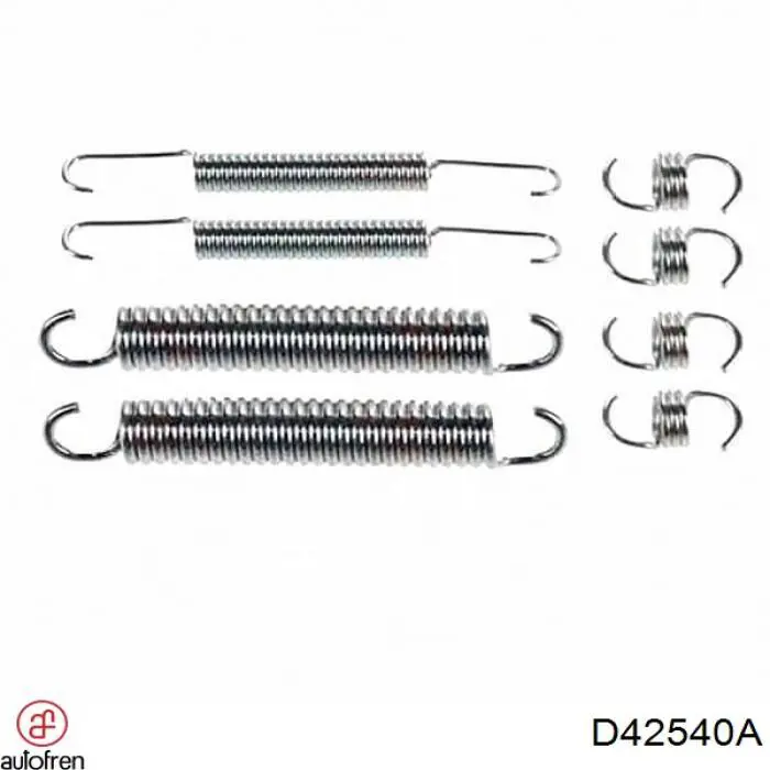 Ремкомплект задніх гальм Autofren D42540A ціна, від 13.19 USD